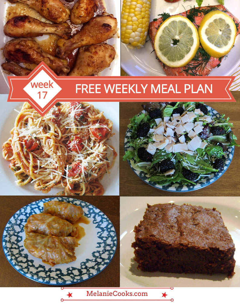 FREE Weekly Meal Plan (Week 17) - Easy Recipes And Dinner Ideas