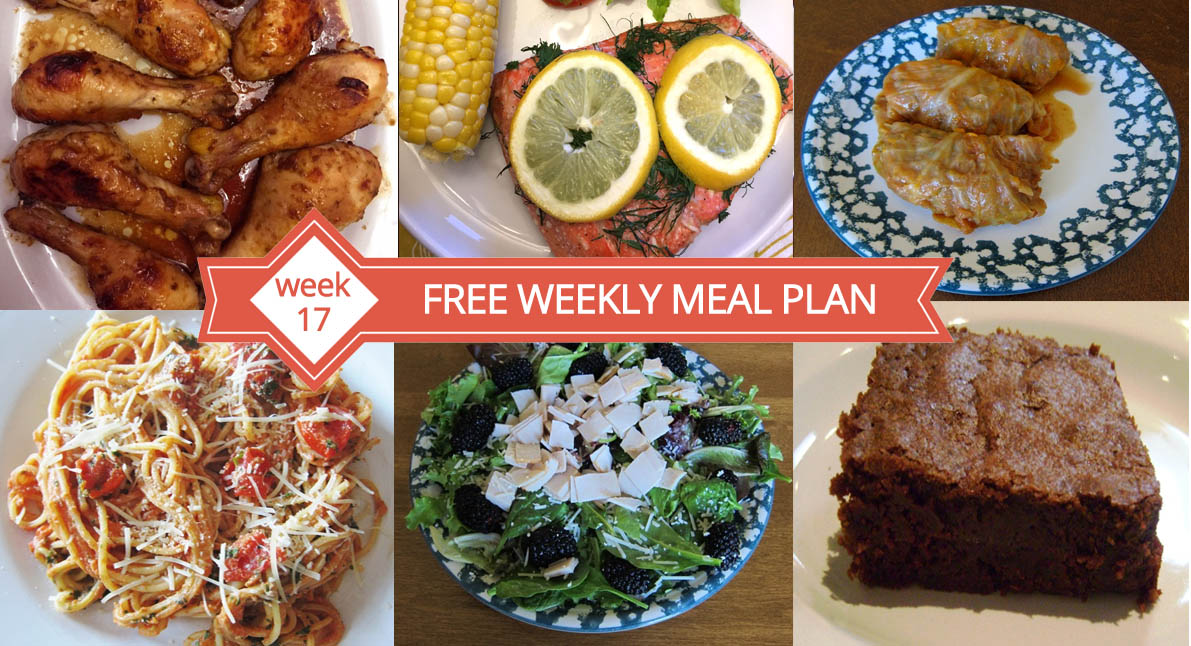 FREE Weekly Meal Plan – Week 17 Recipes And Dinner Ideas