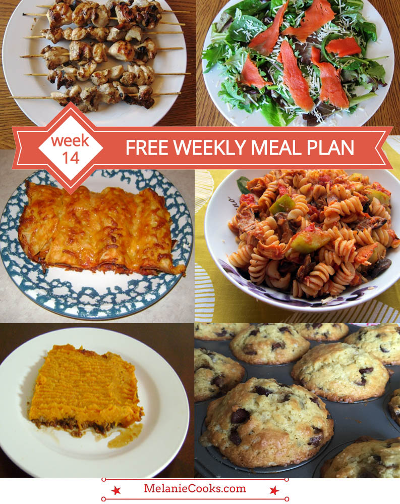 Free Weekly Meal Plan - Week 14