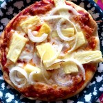 Pineapple Onion Pita Pizza Recipe