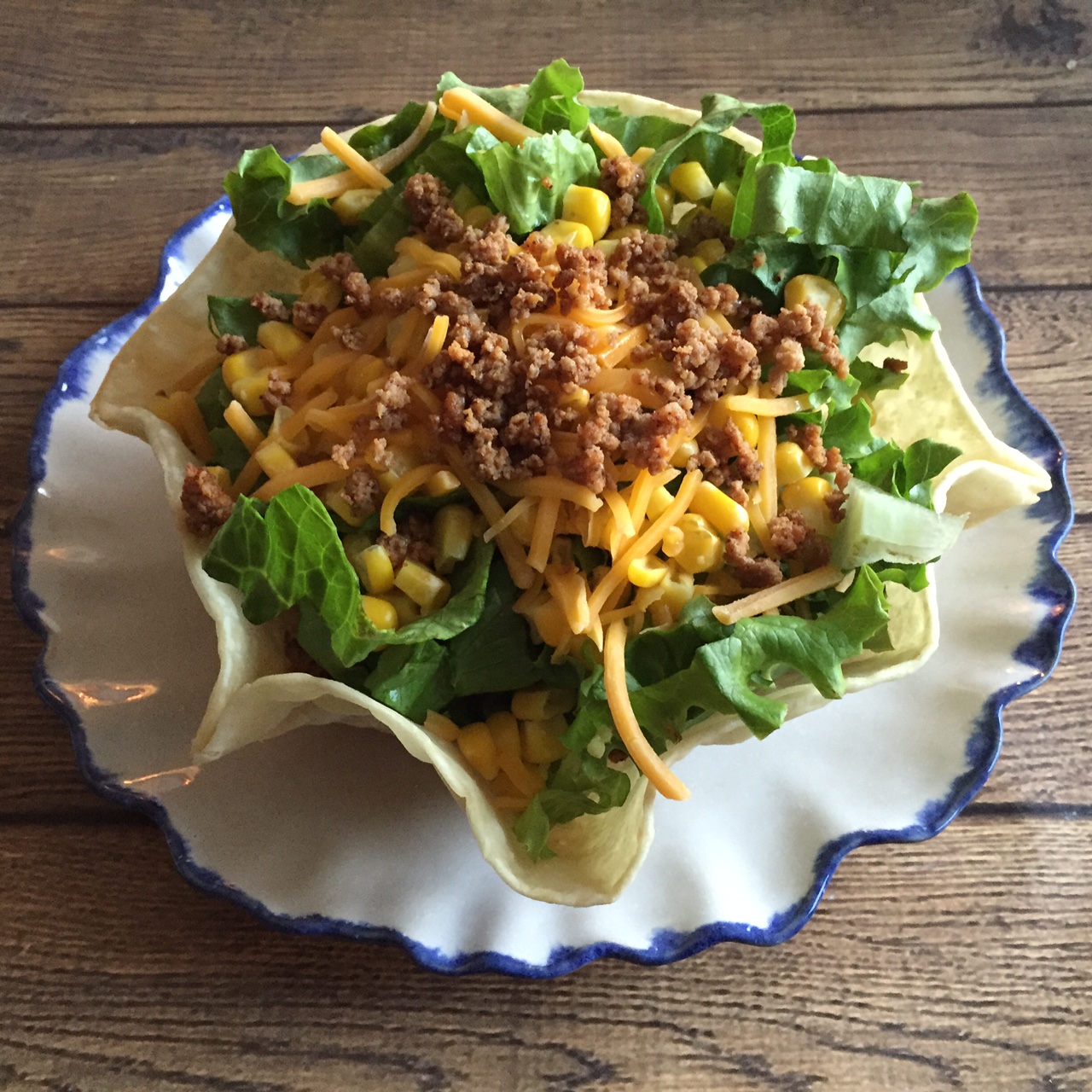 Easy Taco Salad Recipe In Crunchy Taco Shell Bowls