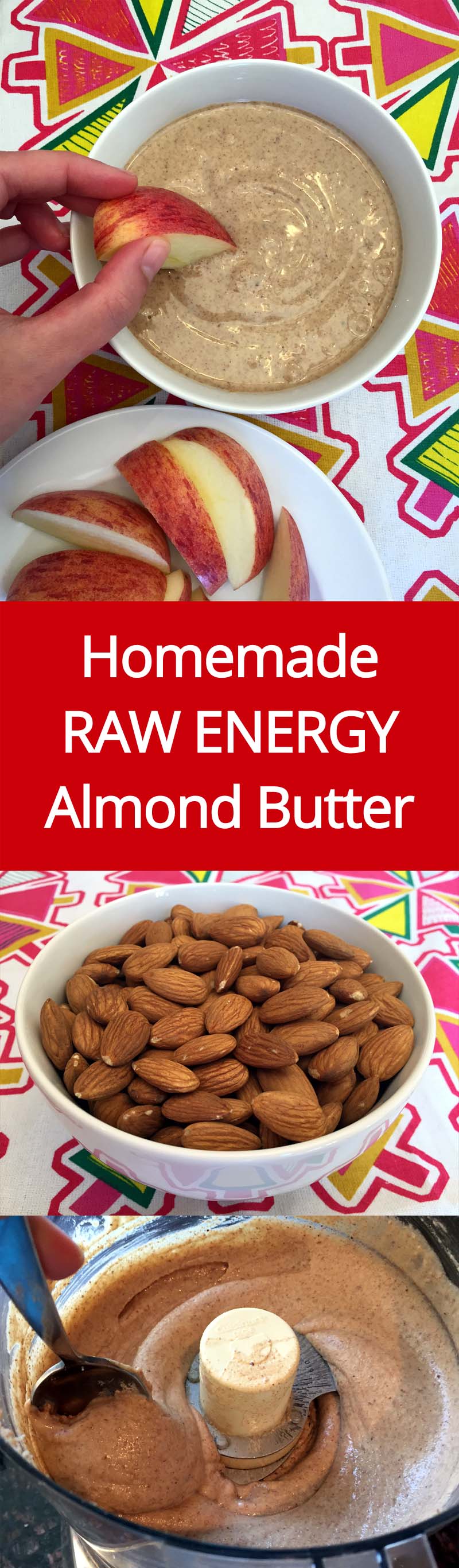 Homemade Almond Butter Recipe - How To Make Raw Organic Almond Butter With Your Food Processor! | MelanieCooks.com