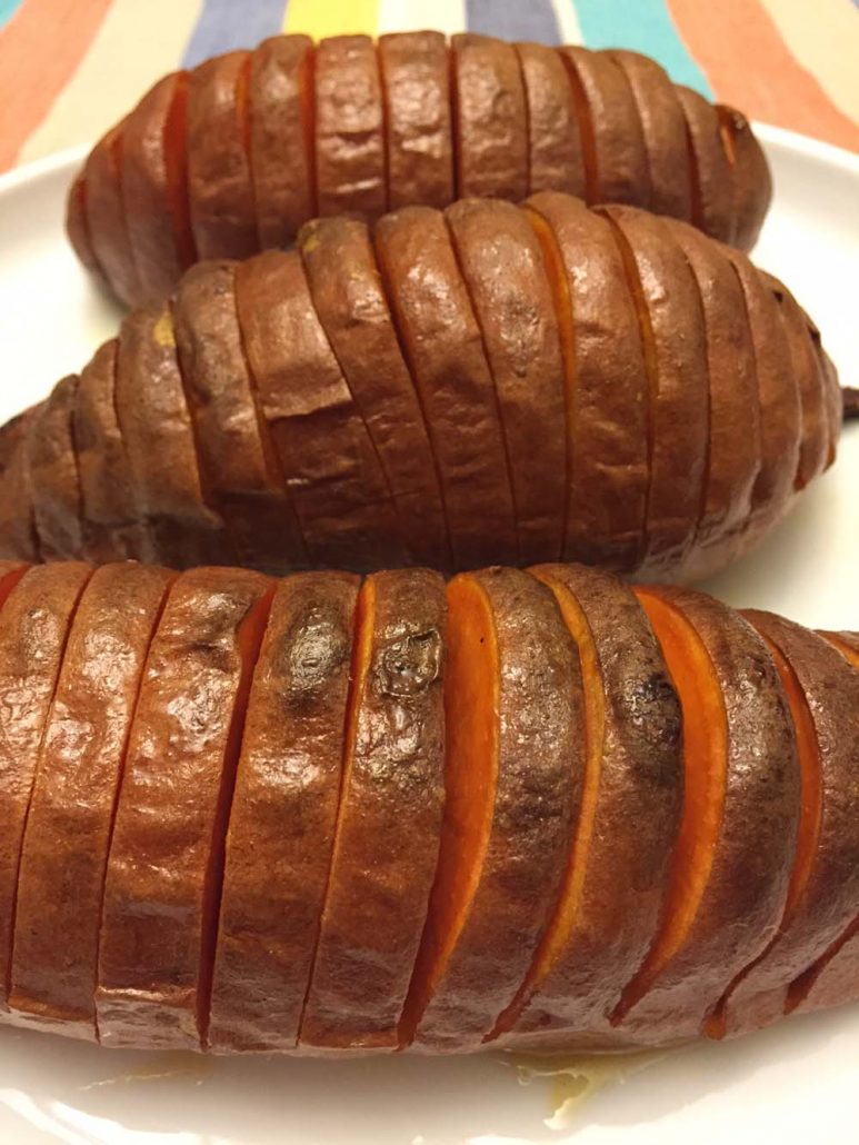 How To Make Hasselback Sweet Potatoes