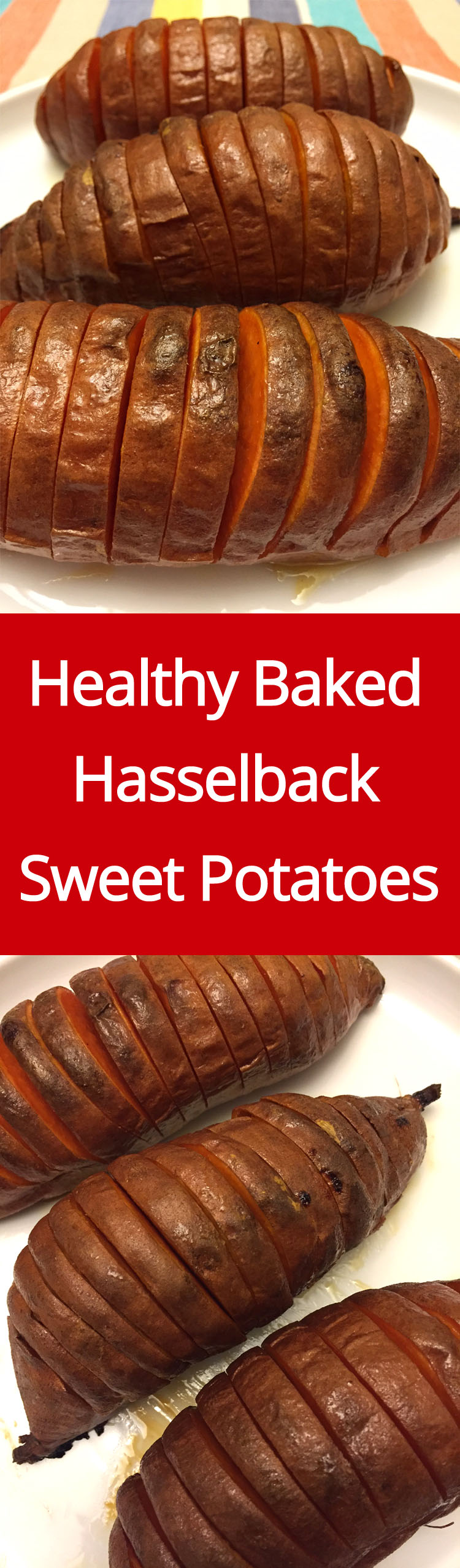 These hasselback baked sweet potatoes are amazing! They look so festive, they make a perfect holiday dish! Best of all, they are super healthy! Gluten-free, paleo, they are perfect for any diet!