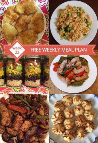 Free Easy Weekly Meal Plan - Week 23 Recipes And Dinner Ideas | MelanieCooks.com