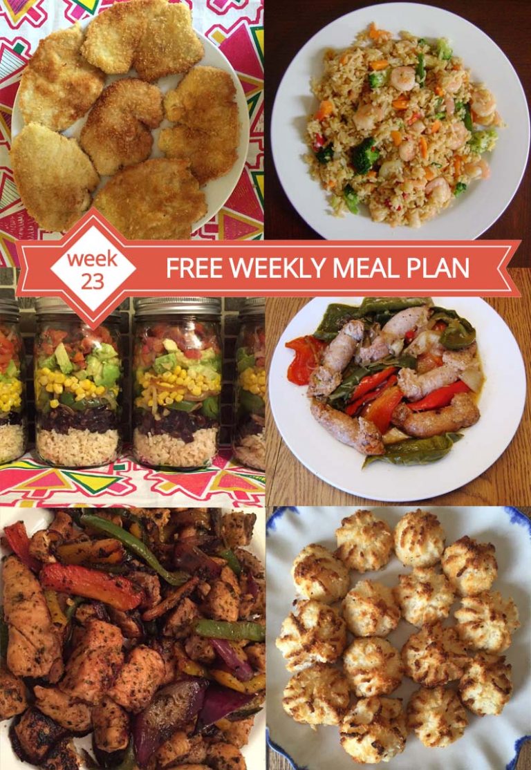 Free Easy Weekly Family Meal Plan – Week 23 Recipes And Dinner Ideas