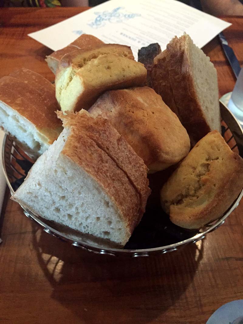 Oceana Restaurant San Diego Bread Basket