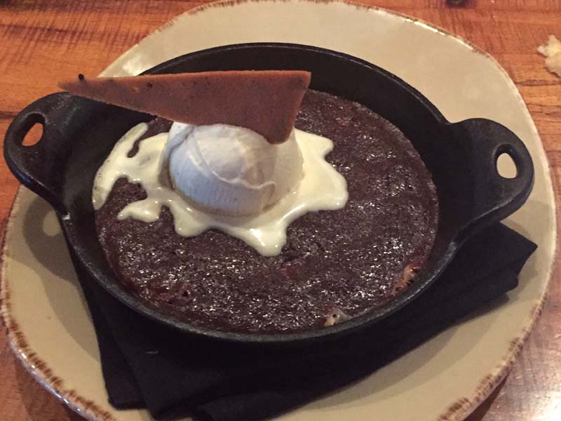 Warm Skillet Brownie