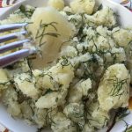 Easy Dilled Herbed Smashed Potatoes Recipe