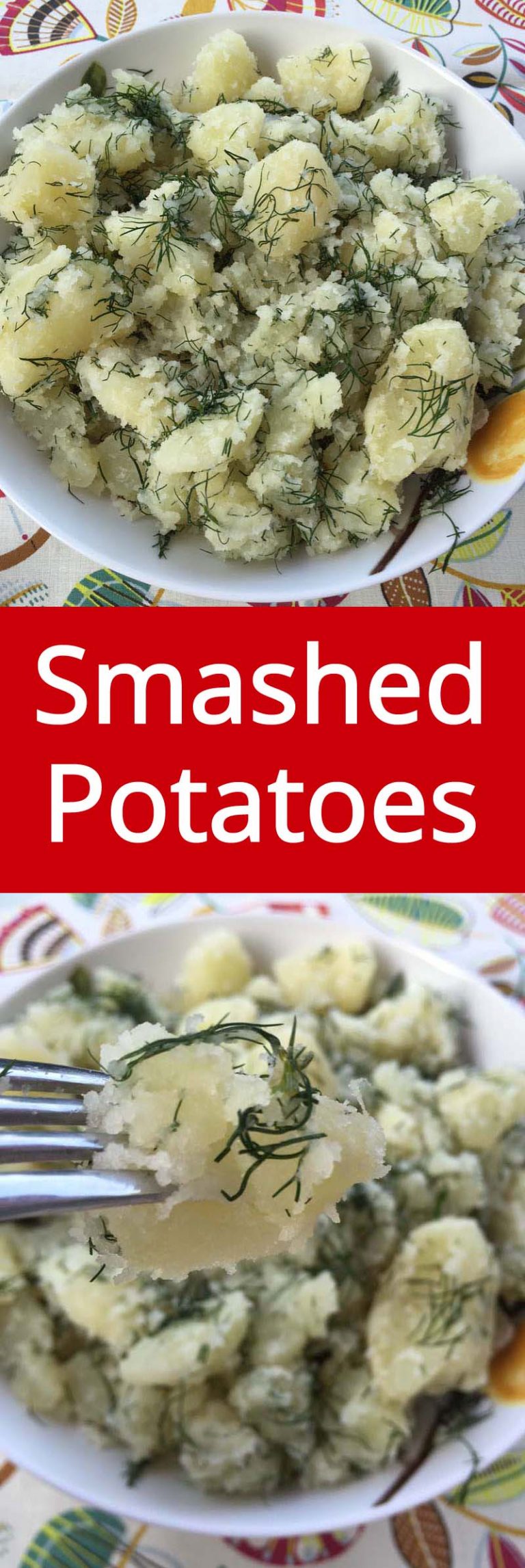 Easy Smashed Potatoes Recipe With Fresh Herbs – Melanie Cooks