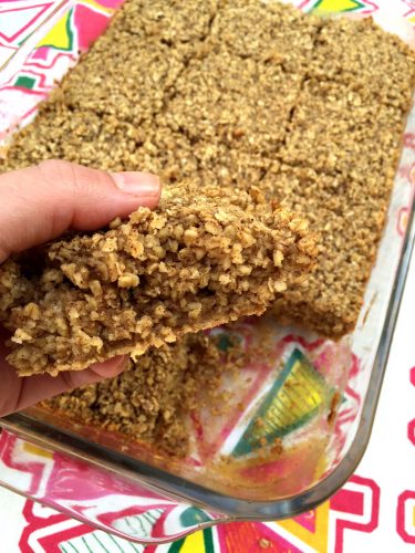 Amish Baked Oatmeal Casserole