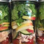 Chicken Apple Mason Jar Salad