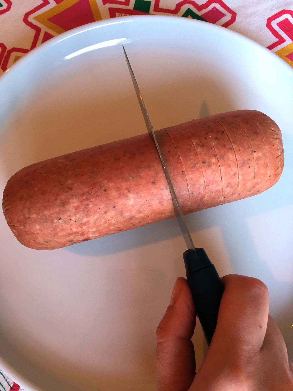 Baked Summer Sausage Recipe With Apricot Mustard Glaze Melanie Cooks