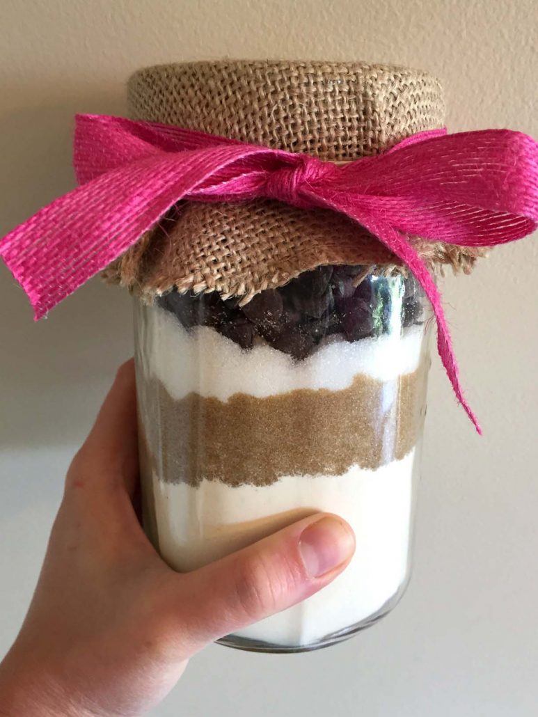 Chocolate Chip Cookie Mix in a Jar