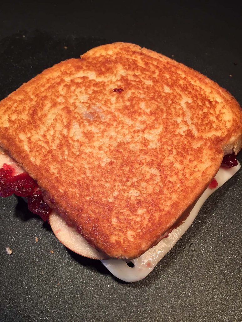 Grilled Cheese On Frying Pan