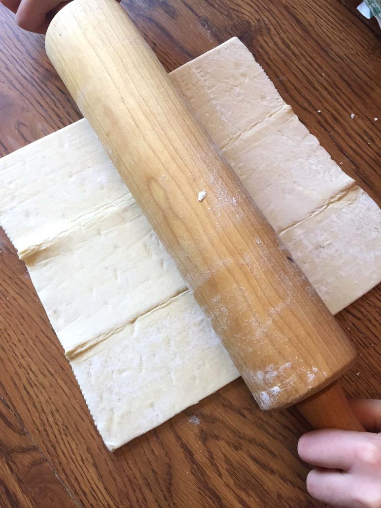 Roll The Pilsbury Puff Pastry Dough