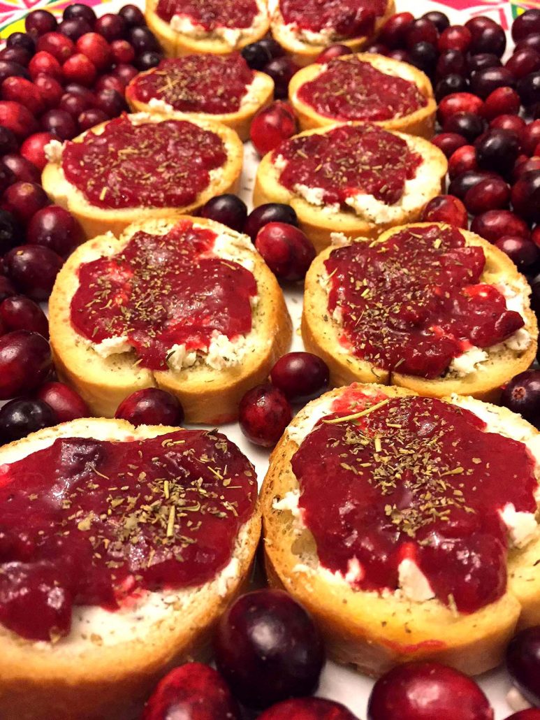 How To Make Cranberry Bruschetta