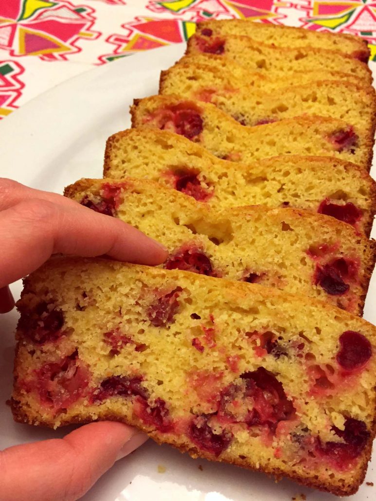 Cranberry Orange Bread - Christmas Loaf Cake