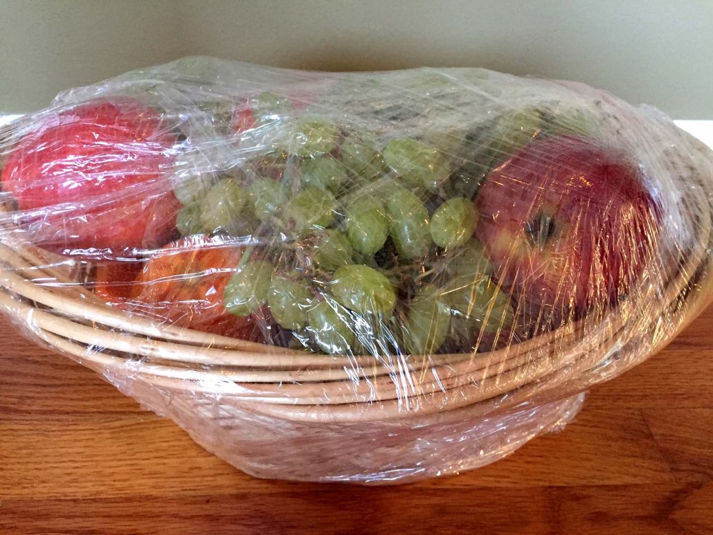 Homemade Fruit Gift Basket