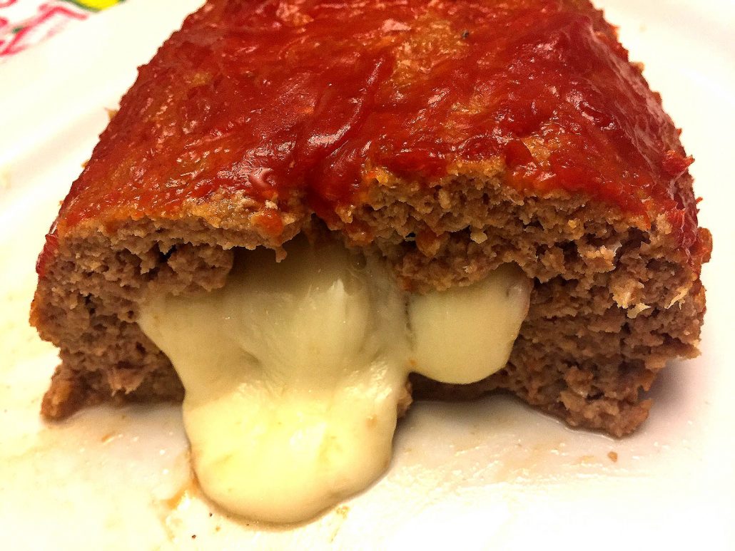 Mozzarella Stuffed Meatloaf