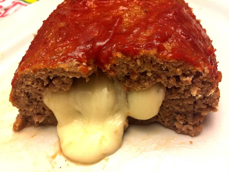 Easy Cheese Stuffed Meatloaf Recipe With Gooey Melted Cheese Inside