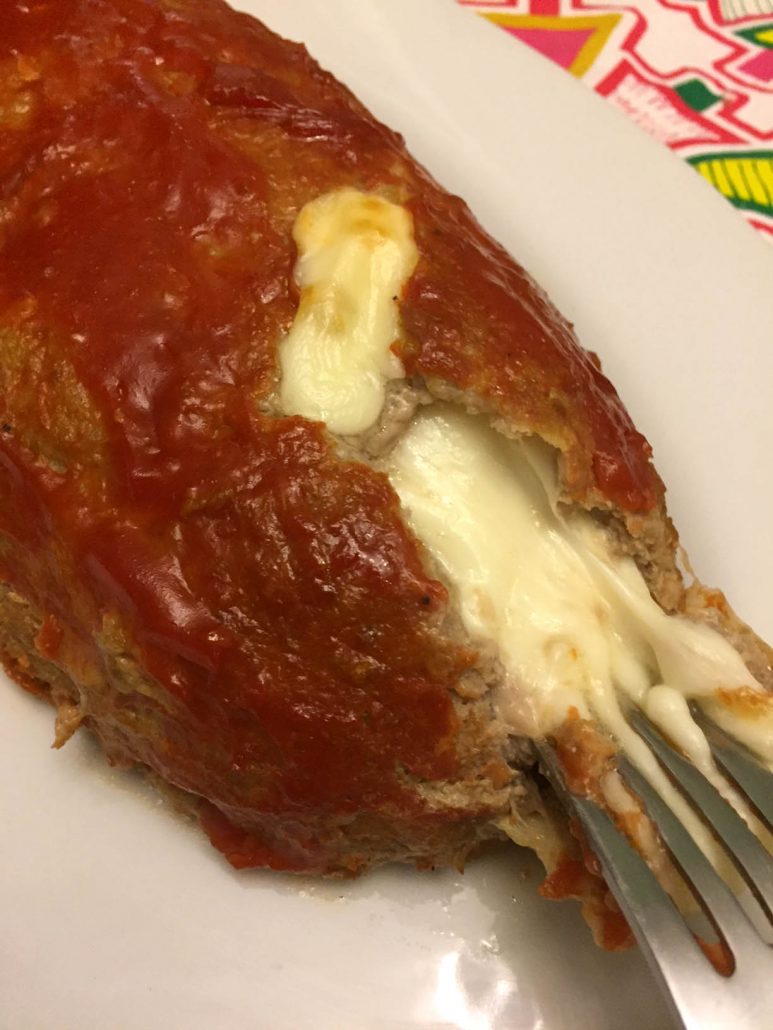 Easy Cheese Stuffed Meatloaf Recipe With Beef And Melted Cheese