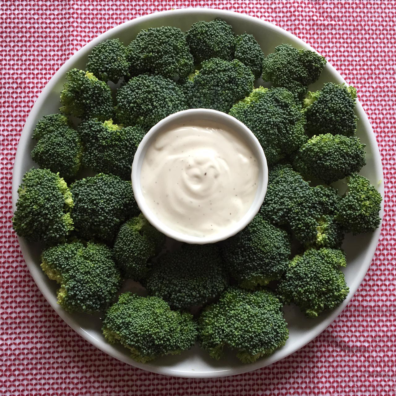 Broccoli Christmas Wreath