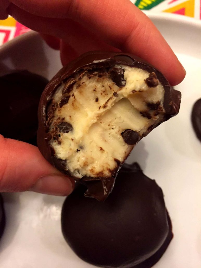 Chocolate Chip Cookie Dough Truffles Recipe