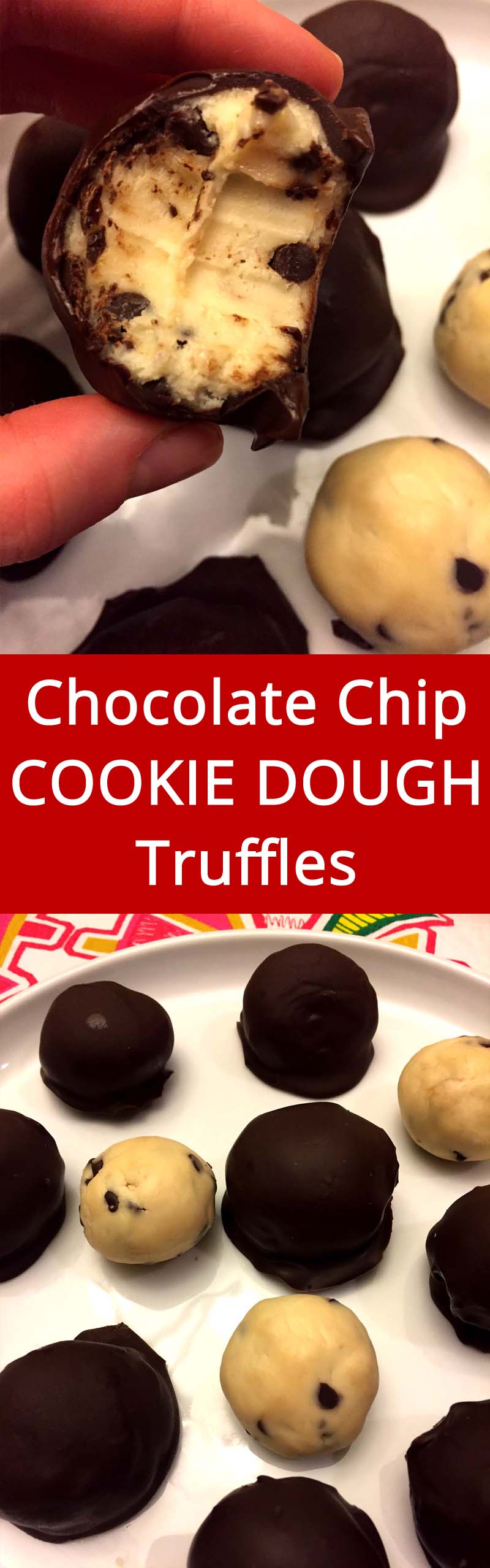 OMG the cookie dough lover's heaven!  These truffles are genius!  LOVE LOVE LOVE!