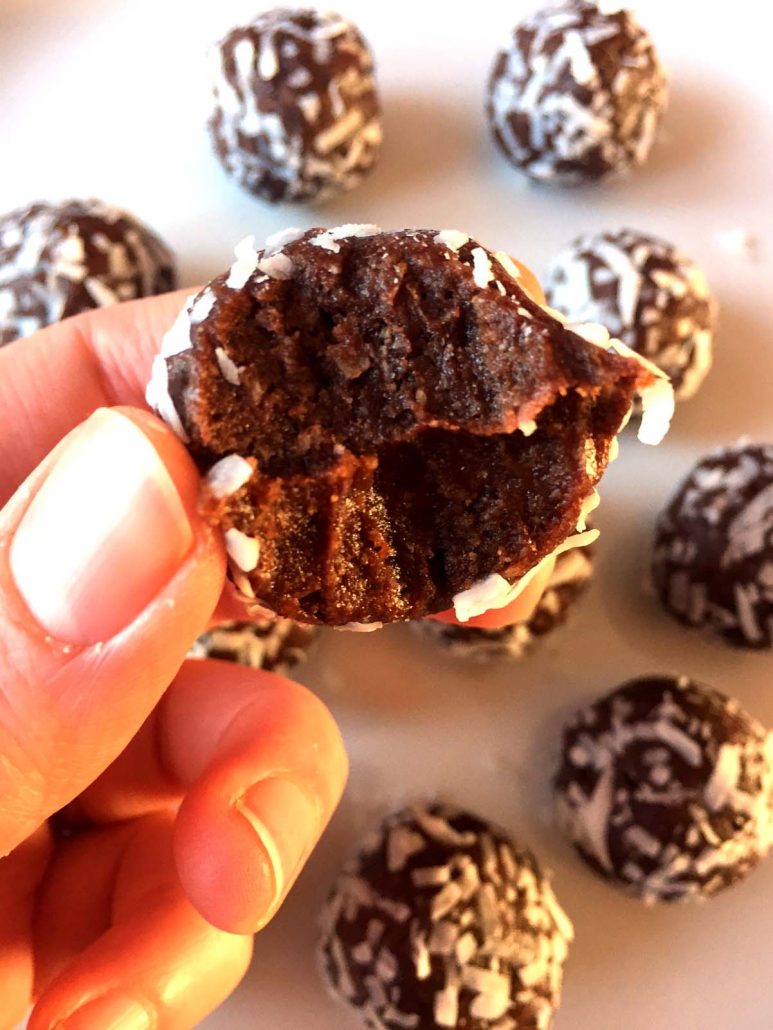 Coconut Date Truffles Energy Balls