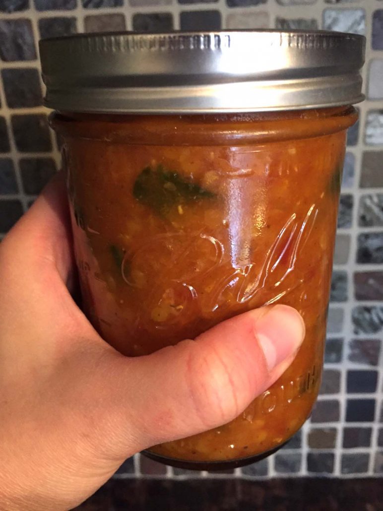 Lentil Soup In A Mason Jar