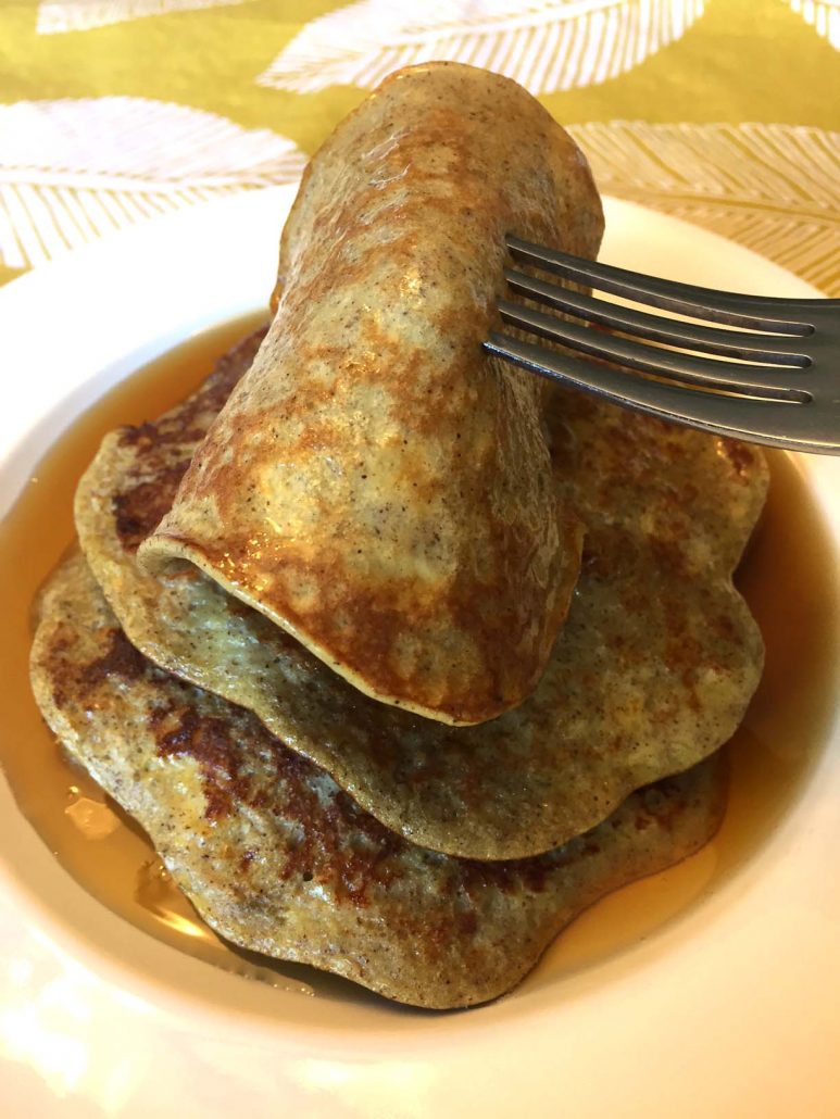 Healthy Gluten-Free Banana Egg Pancakes Recipe