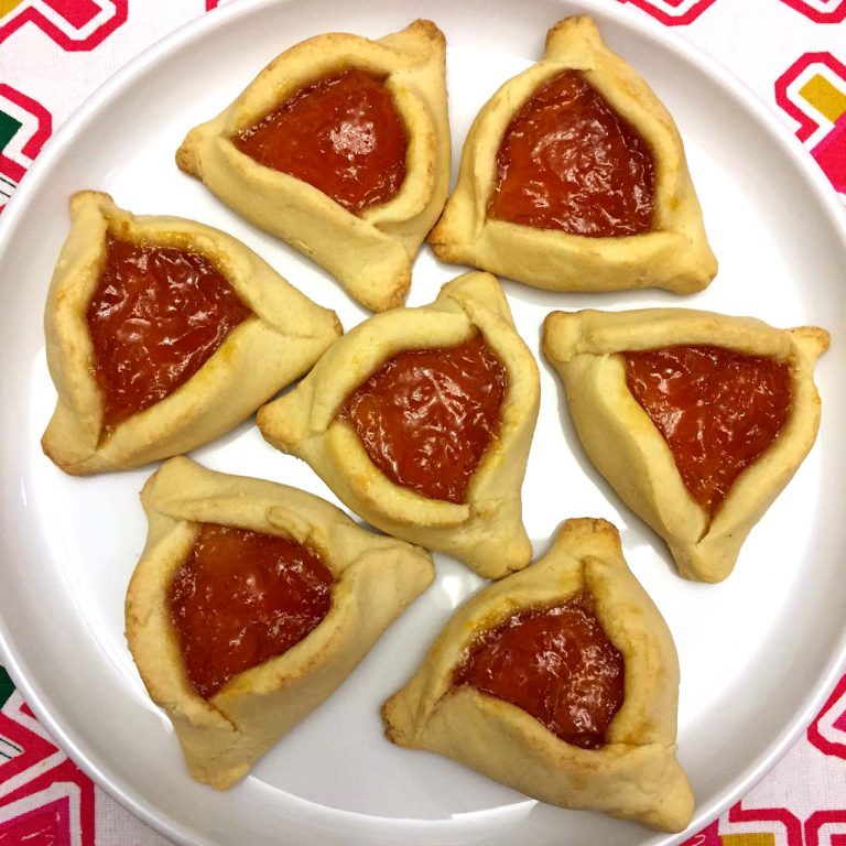 Easy Hamantaschen Jewish Purim Cookies Step-By-Step Recipe