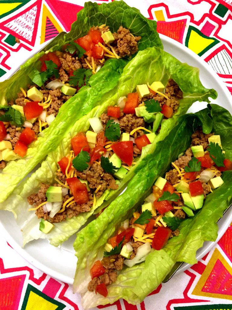 Healthy Turkey Taco Lettuce Wraps Recipe – Low Carb And Gluten-Free!