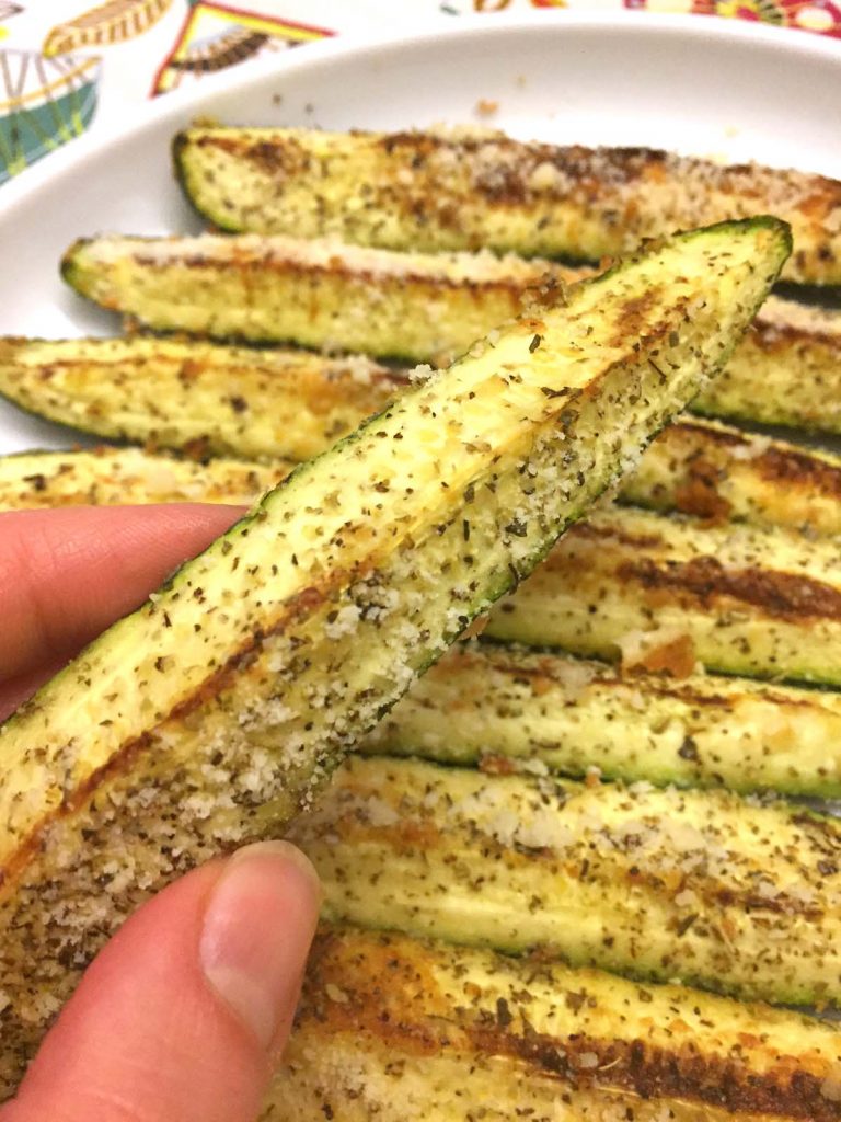 Baked Parmesan Garlic Zucchini Recipe