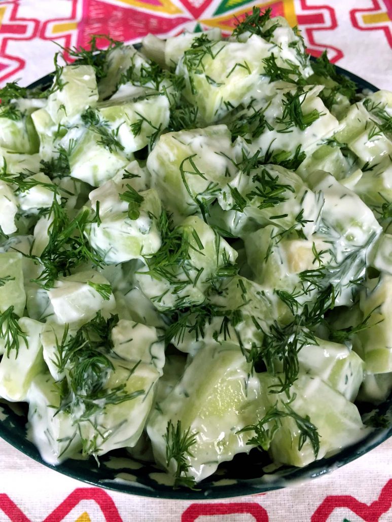 How To Make Creamy Cucumber Salad