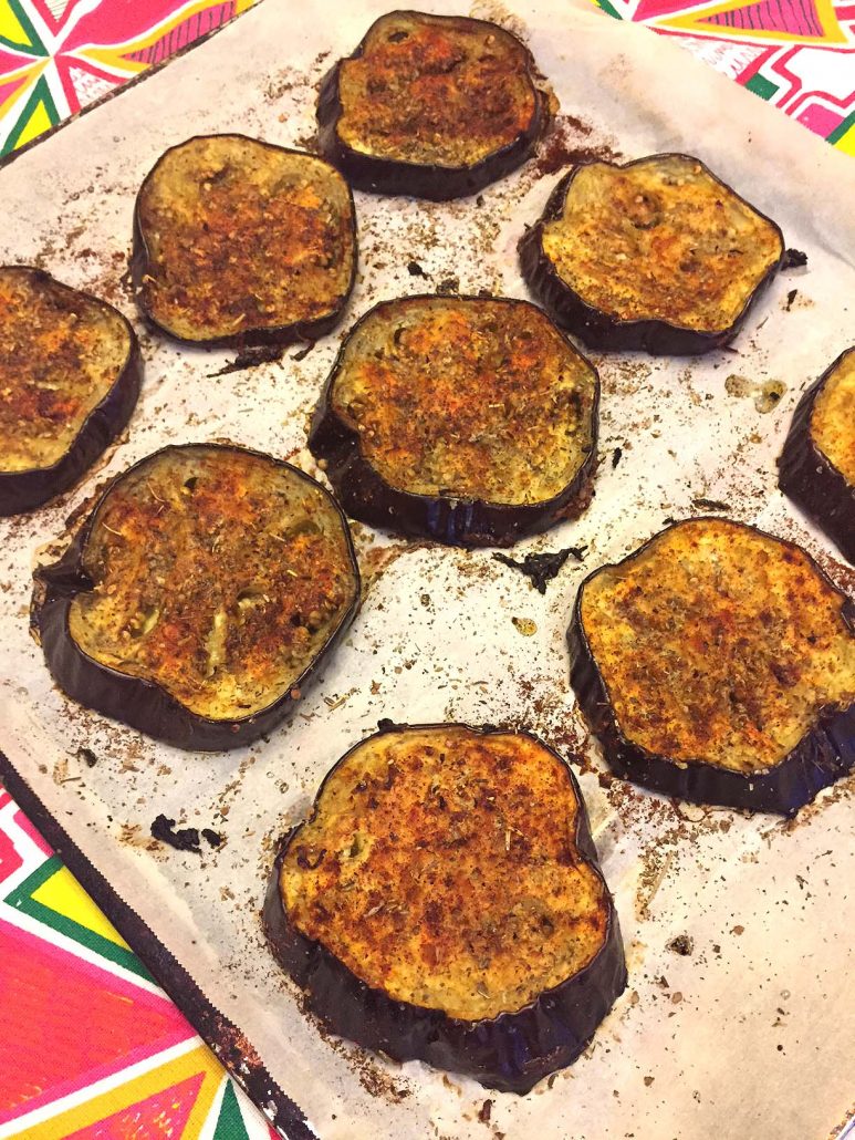 How To Make Roasted Eggplant Slices