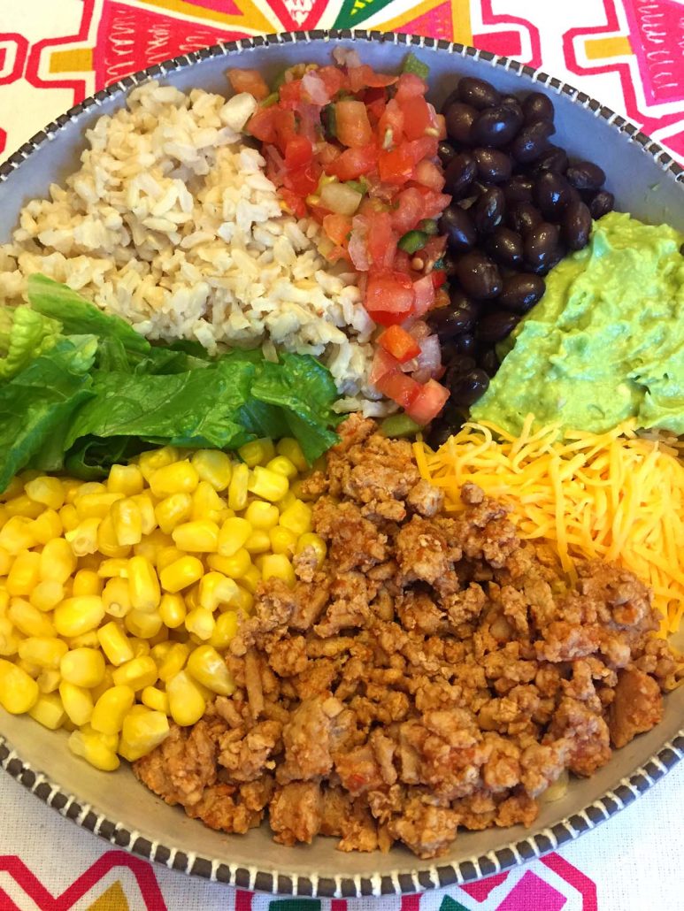 Taco Burrito Rice Bowl