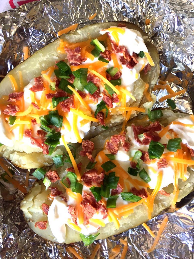 Crockpot Baked Potatoes Recipe