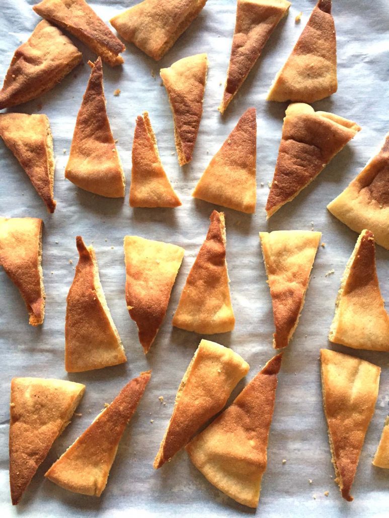 Oven Baked Homemade Pita Chips