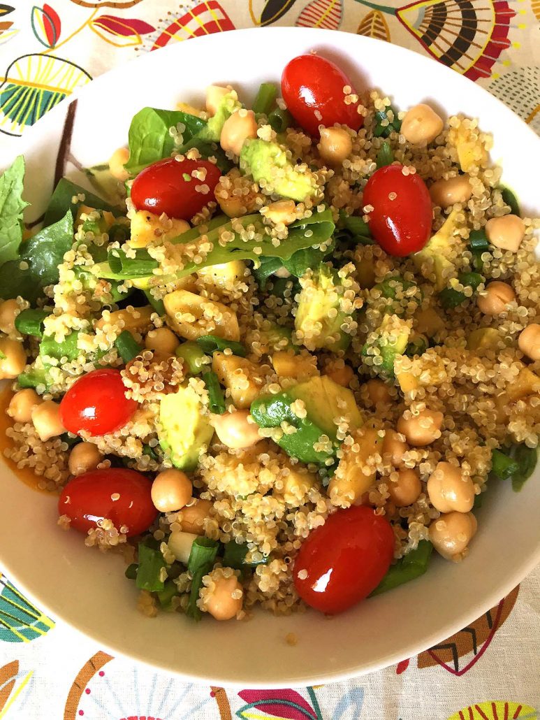 Quinoa Chickpea Salad