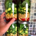 Quinoa Chickpea Mason Jar Salad Recipe