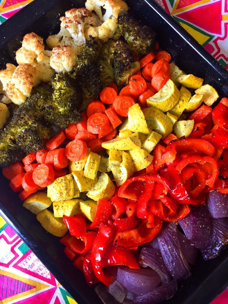 Rainbow Vegetables Recipe – Easy Healthy Oven Roasted Veggies!