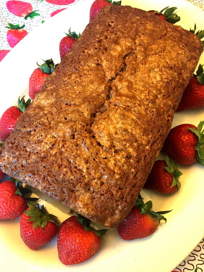 Homemade Strawberry Bread Loaf