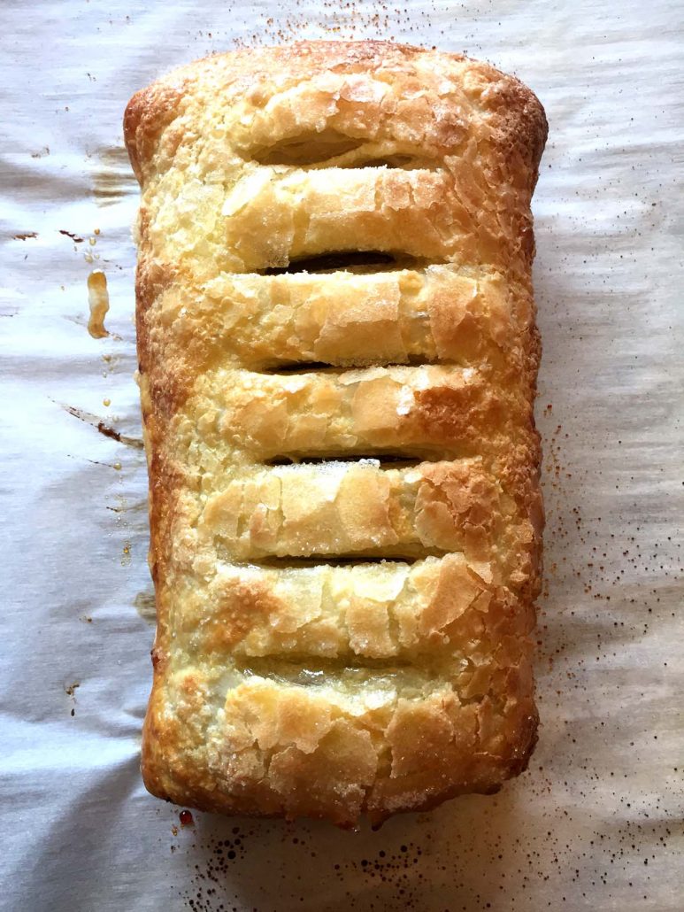 Chocolate Puff Pastry Roll