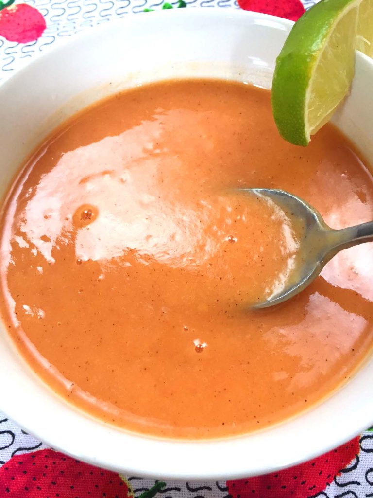 Chilled Peach Soup Recipe With Yogurt