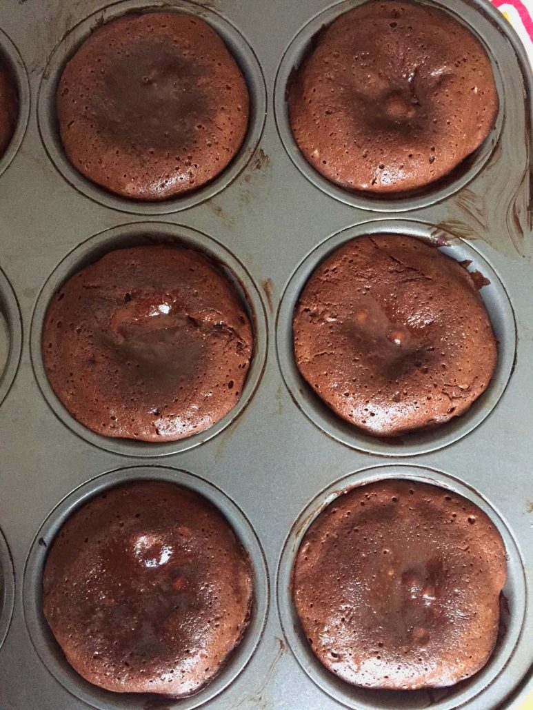 Muffin Tin Chocolate Lava Cakes