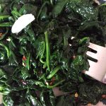 Spicy Garlic Sauteed Spinach Recipe