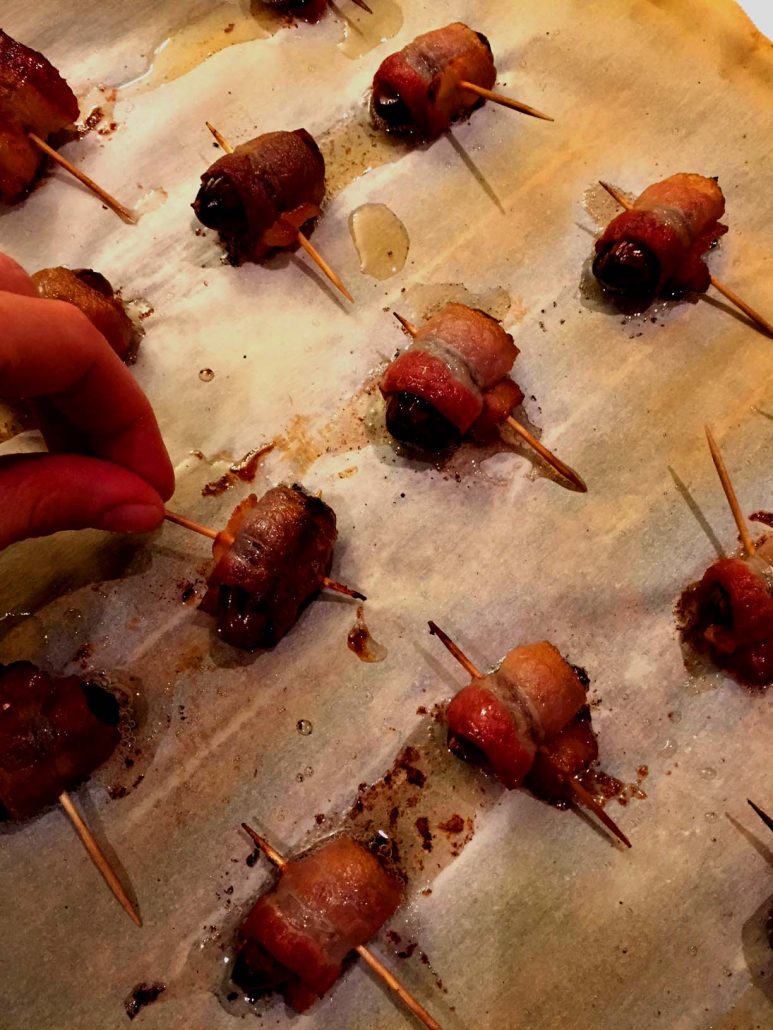 Easy 2 Ingredient Bacon Wrapped Dates Recipe