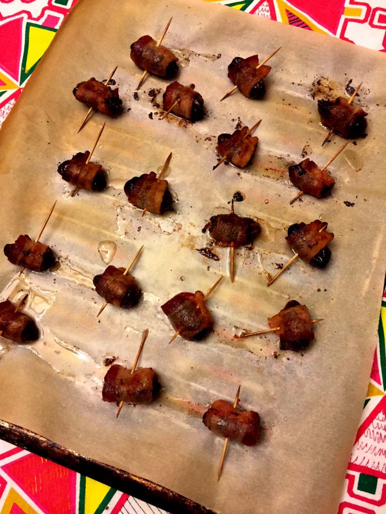 Homemade Bacon Wrapped Dates